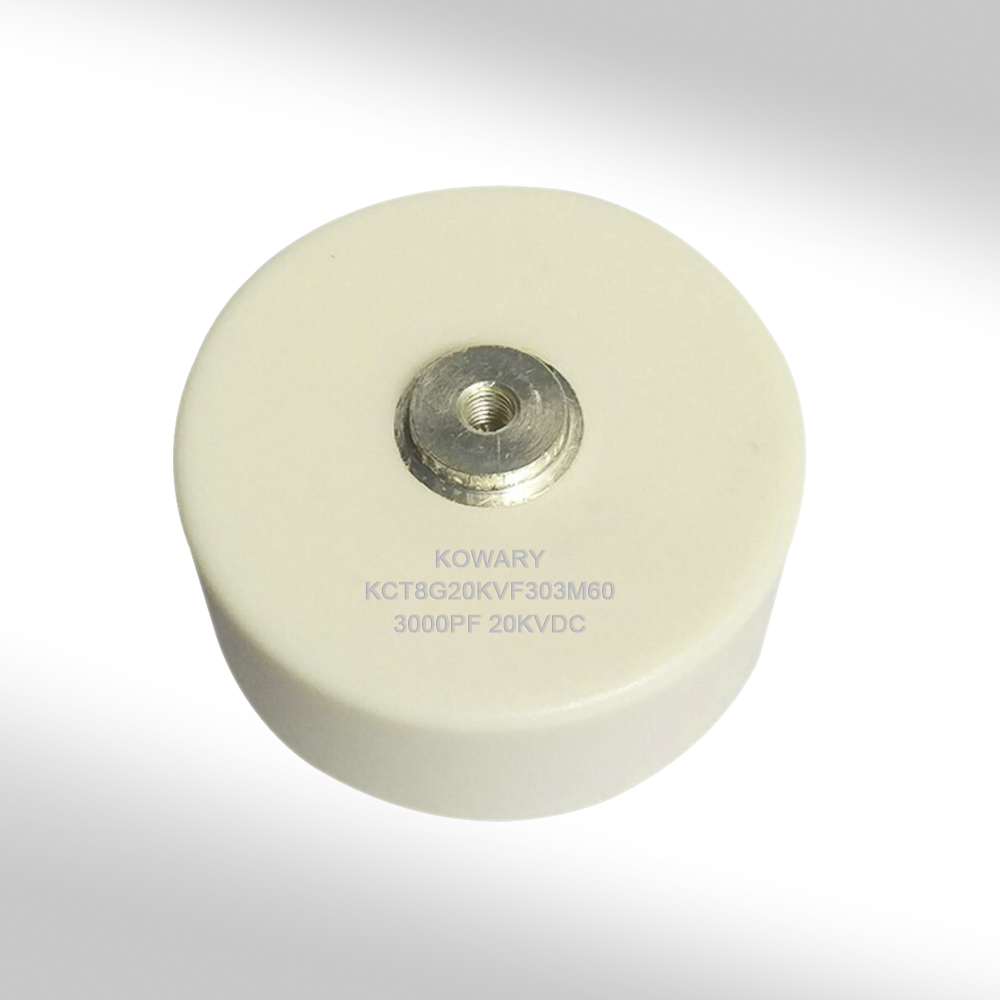KCT8G series  /  Super High Voltage Doorknob Ceramic Capacitor - Screw Terminal Mounting