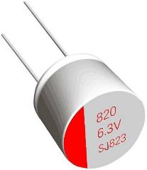 KSJ / Radial Conductive Polymer Aluminum Solid Capacitor