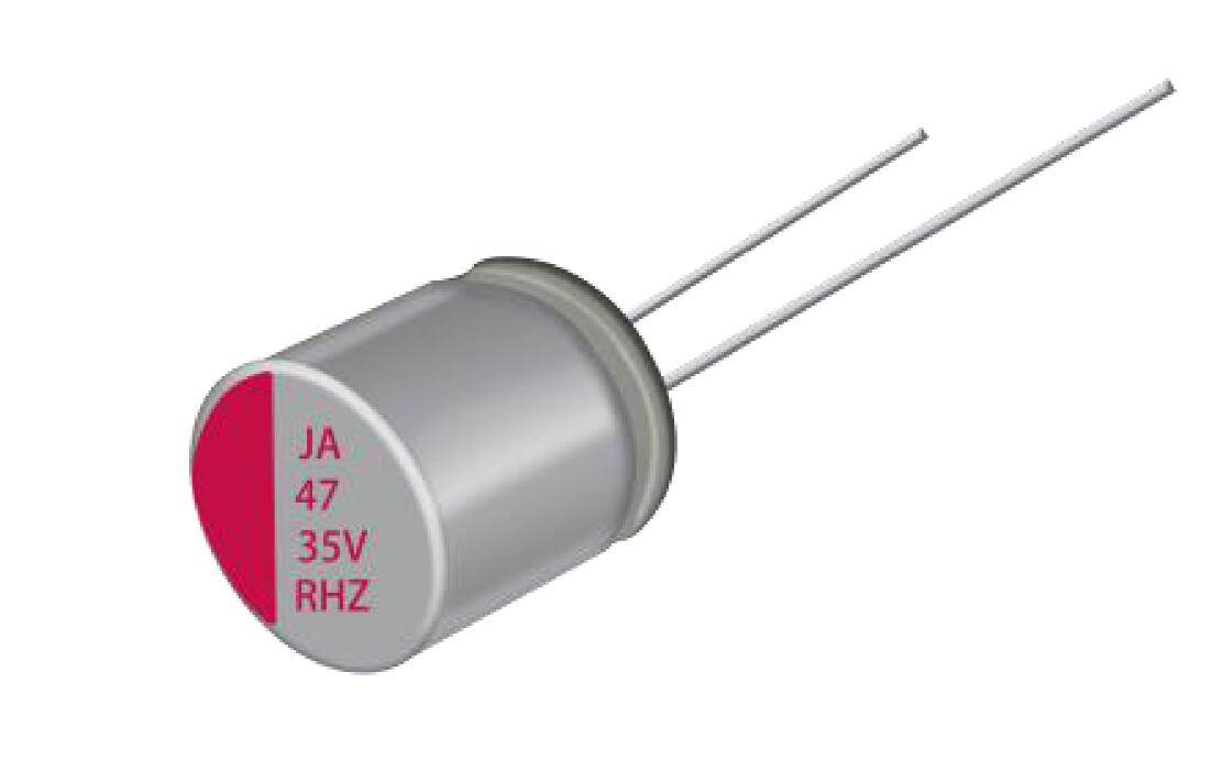 KRHZ / Radial Lead Type / Conductive Polymer Hybrid Aluminum Electrolytic Capacitor