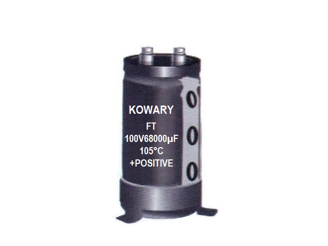 KFT  /  Standard aluminum electrolytic capacitor of Screw Terminal Type
