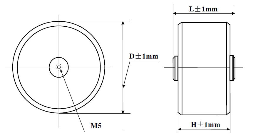 KCT8G series  /  Super High Voltage Doorknob Ceramic Capacitor - Screw Terminal Mounting(图1)